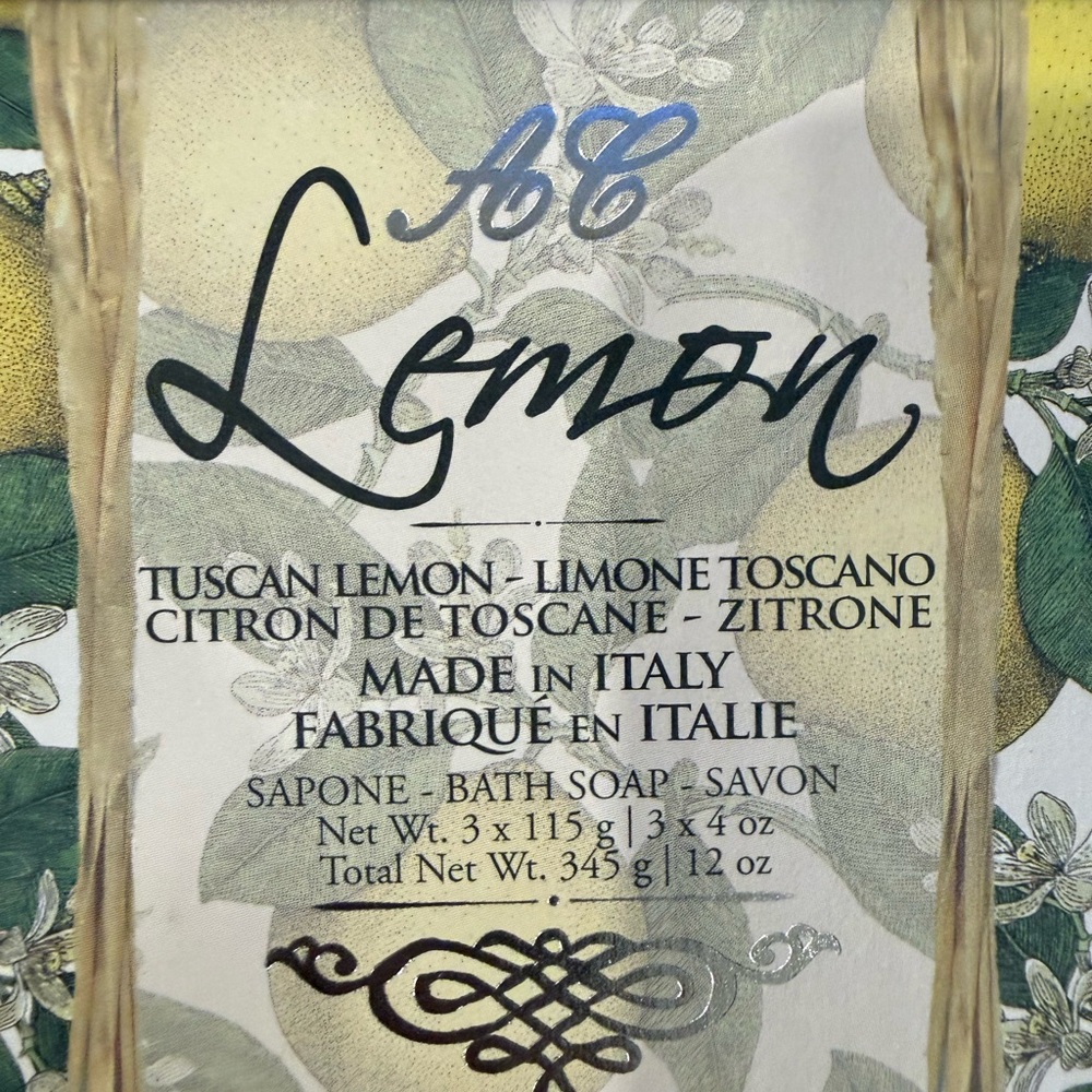 Lemon Scented Tuscan 🍋 Hand Soap Made Italy with Gift Box Sealed - Picture 2 of 5